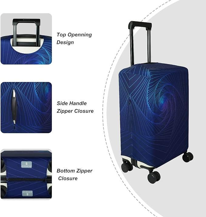 Explore Land Travel Luggage Cover Suitcase Protector Fits 31-32 Inch Case - Image 3