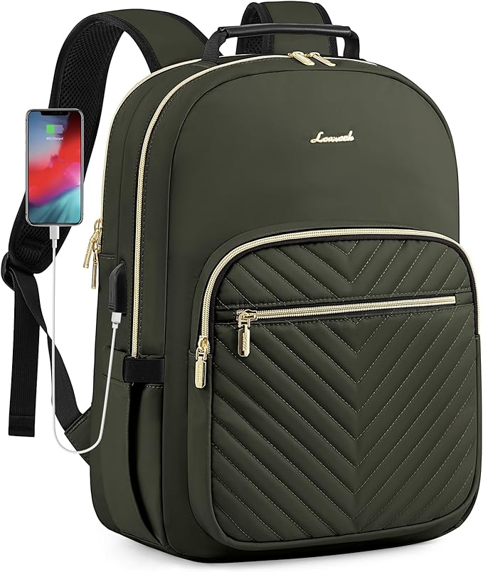 LOVEVOOK Laptop Backpack Purse for Women, Work Business Travel Computer Bags by LOVEVOOK
