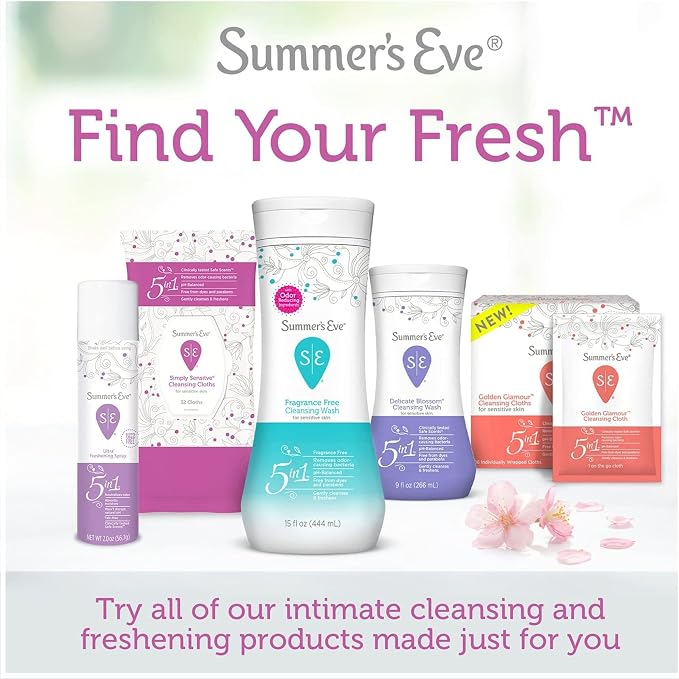 Summer's Eve Blissful Escape Feminine Wipes, Gentle pH-Balanced Formula Helps - Image 5