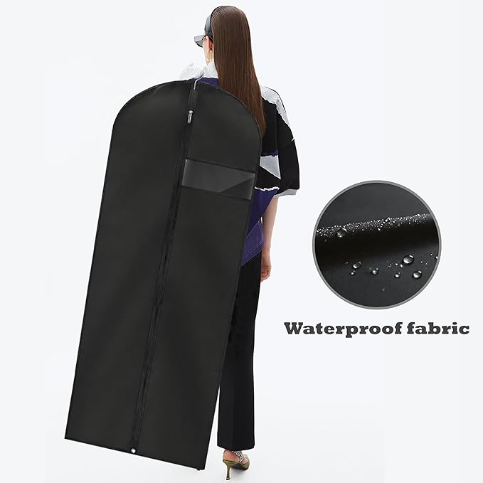 Dress Bags for Gowns Long, Suit Bag Cover for Storage and Travel - Image 6
