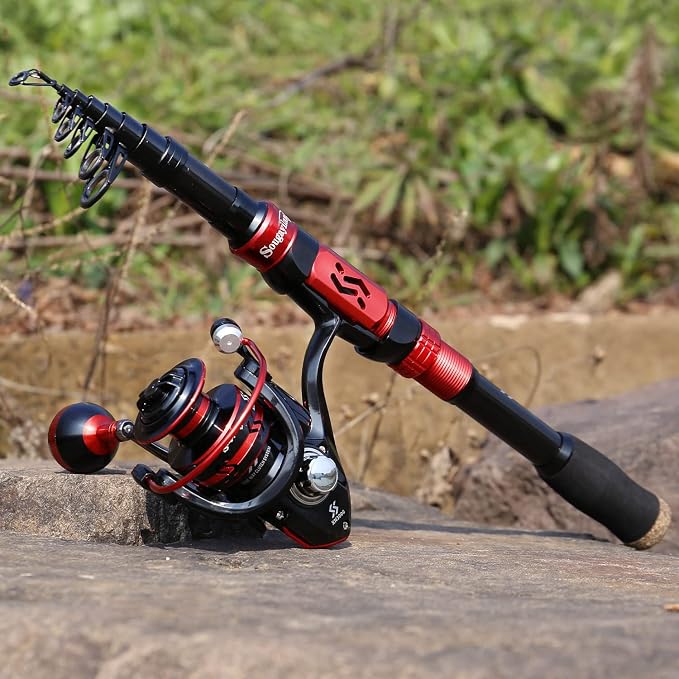 Sougayilang Fishing Pole with Spinning Reel Portable Fishing Rod Reel Combos - Image 7