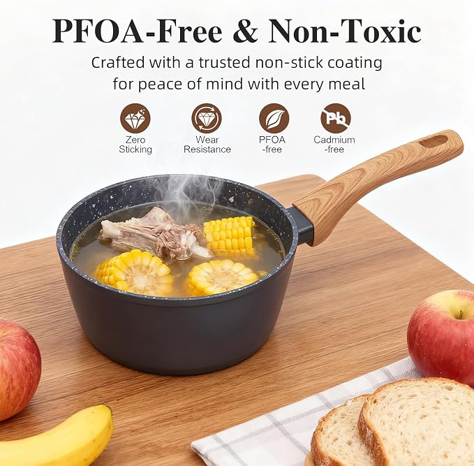 3-Piece Nonstick Pots and Pans Set - Image 4