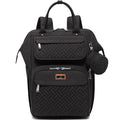 BabbleRoo Diaper Bag Backpack, Stroller Straps & Pacifier Case, Unisex Stylish by BabbleRoo