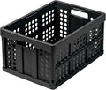 Clax® crate | folding box | basket | 48 qt | black by CLAX