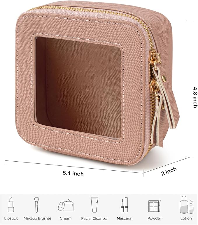 Travel Clear Makeup Bag Set, TSA Approved Cosmetic Bag Case - Image 5