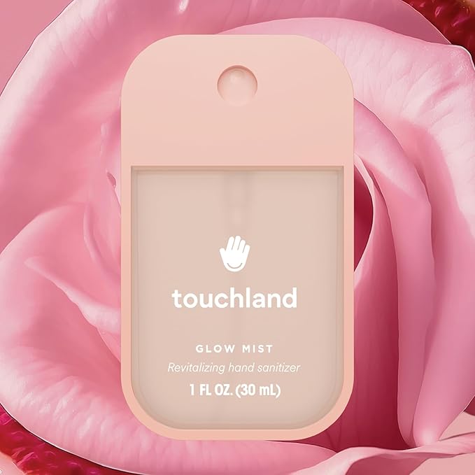 Touchland Glow Mist Revitalizing Hand Sanitizer Spray, Rosewater scented - Image 3