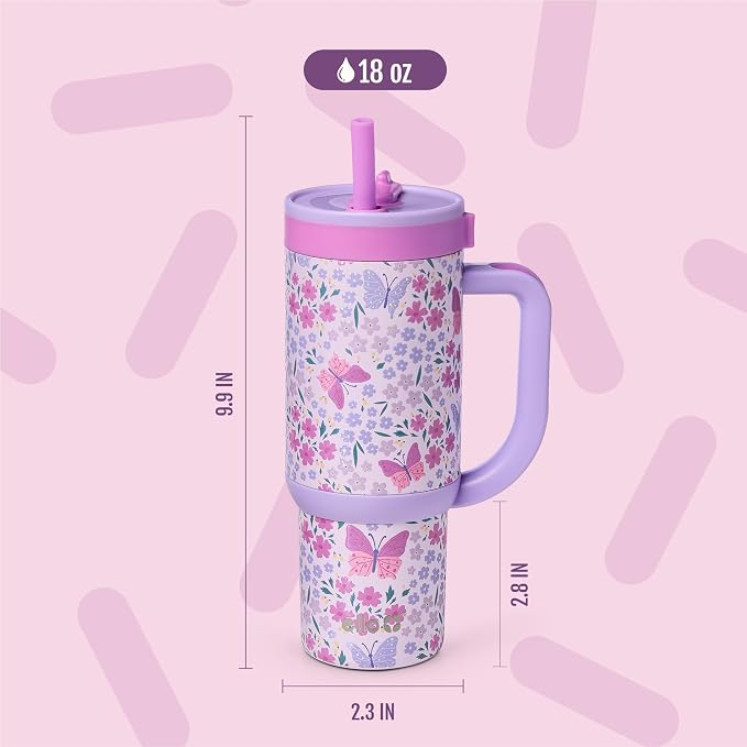 Ello Oasis 18oz Stainless Steel Tumbler - Winging It - Image 7