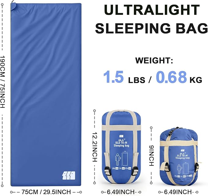 Ultralight Warm Weather Sleeping Bag - Image 6