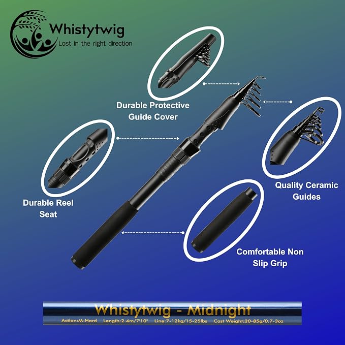 Whistytwig Telescopic Fishing Rod - Image 5
