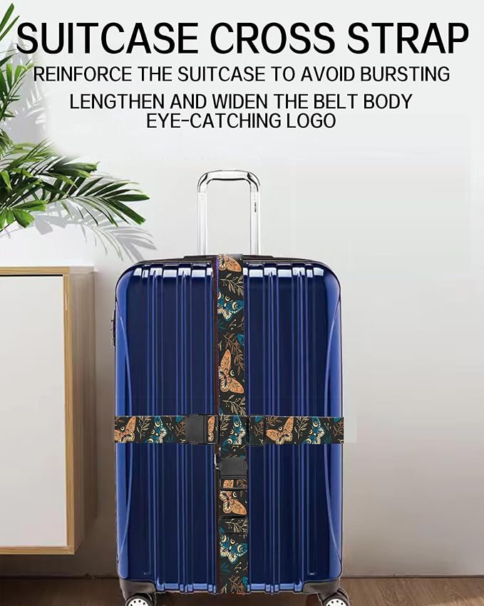 Luggage Straps for Suitcases, Adjustable Travel Belt, Durable Wide Luggage Strap - Image 6