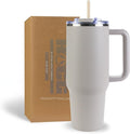Hogg Big Swig 40 oz Tumbler with Handle and Straw - Dune Kiss, 40oz Insulated Stainless Steel, Water Tumbler with Straw, Water Cup with Handle, Versatile Leak Proof Lid by HoggOutfitters