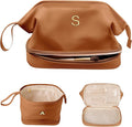Gifts for Travelers, Personalized Makeup Bag, Monogrammed Gifts, Initial Double by Vogewood