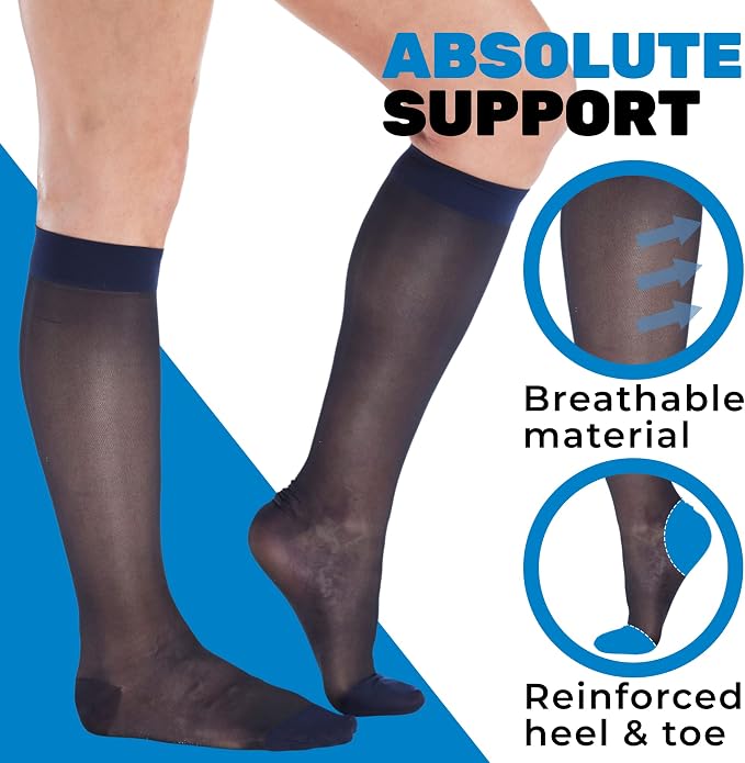 Made in USA - Sheer Compression Stockings - Image 4
