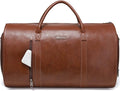 Leather Garment Bag for Travel, Modoker Carry On Travel Bag by Modoker