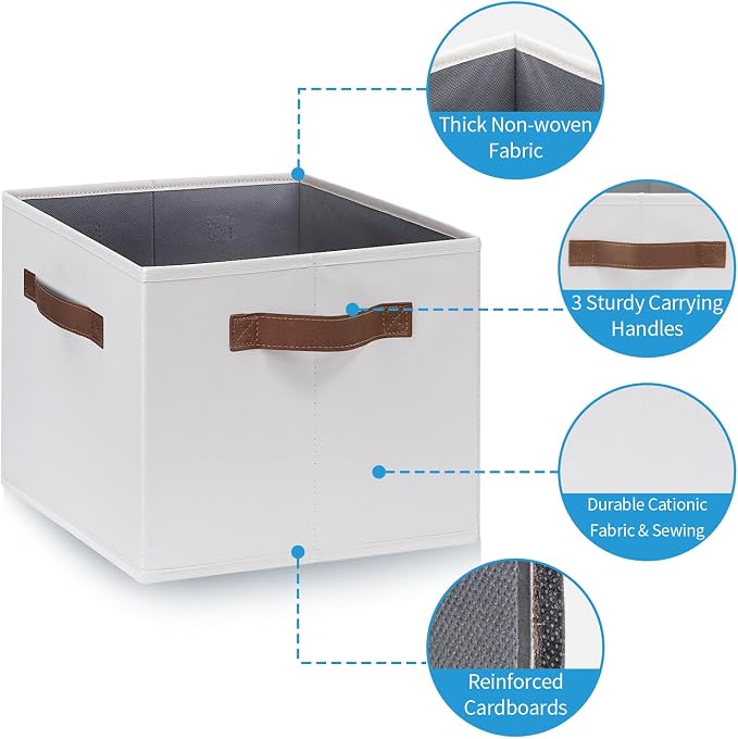 GhvyenntteS Large Fabric Storage Bins - Image 3