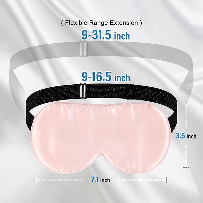 Silk Sleep Eye Mask for Kids, 100% Real Natural Pure Silk Sleeping Masks - Image 5