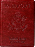 TIGARI Passport Holder for Travel Women Men, PU Leather Passport Wallet Cover by TIGARI