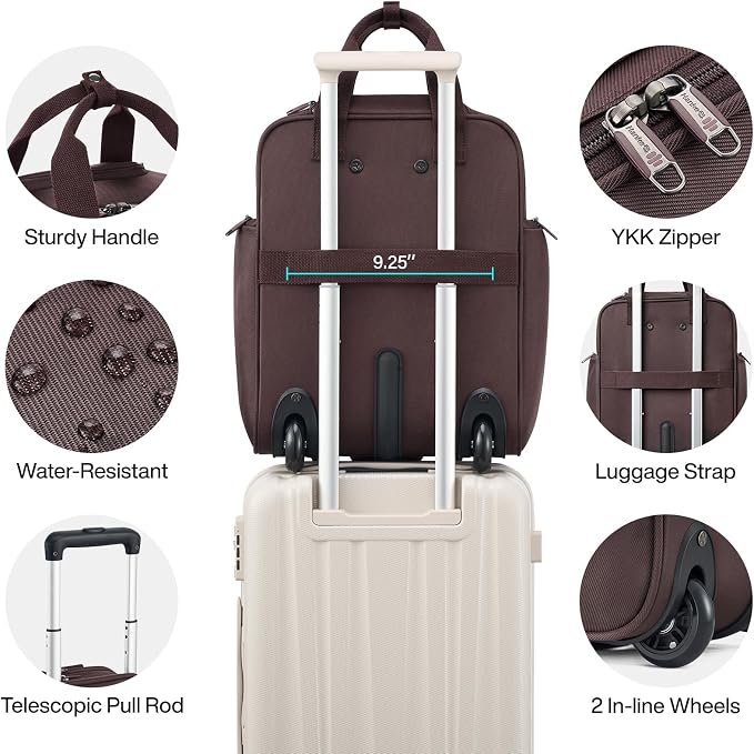 Hanke Softside Expandable Underseat Carry On luggage - Image 4
