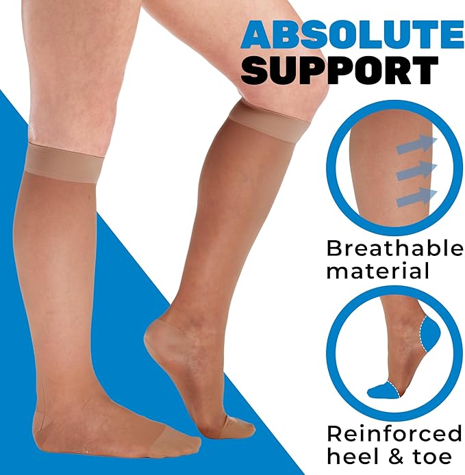 Made in USA - Plus Size Compression Stockings - Image 4