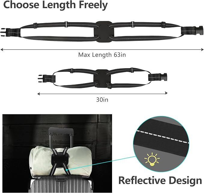 Luggage Bungee Straps for Attaching Bags - Image 6