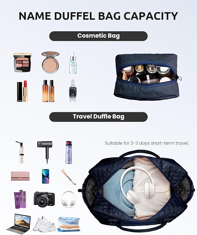 Gifts for Teen-Girls-Initial Duffle Bag - Image 3