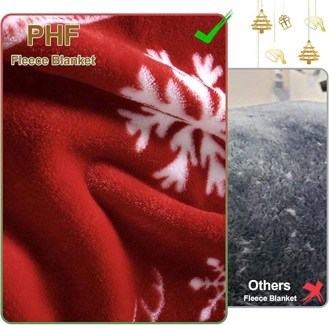 PHF Printed Fleece Blanket King Size, No Shed No Pilling Ultra Soft Plush Cozy - Image 4