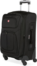 SwissGear Sion Softside Expandable Luggage, Checked-Medium 25-Inch by SwissGear