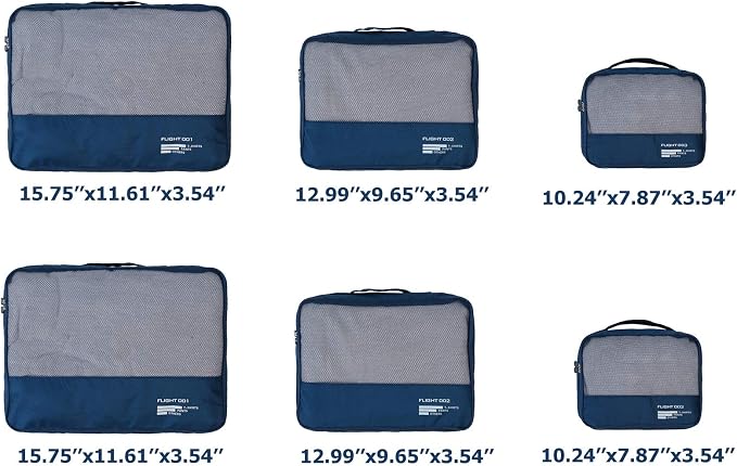Packing Cubes Set Travel Luggage Organizers Suitcase Lightweight Accessories - Image 2