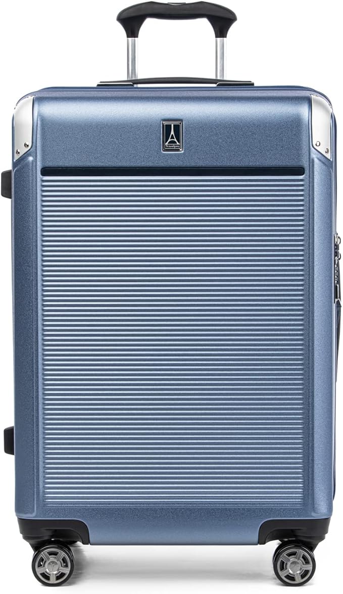 Travelpro Platinum Elite Hardside Expandable Checked Luggage, 8 Wheel Spinner by Travelpro
