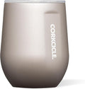 Corkcicle Pure Taste Stemless Insulated Wine Glass Tumbler - Keeps Beverages Cold 6 Hours & Hot 3 Hours - Stainless Steel - Easy-Grip - Summer Drinkware Gift - 12 oz - Latte/Oat Milk by Corkcicle