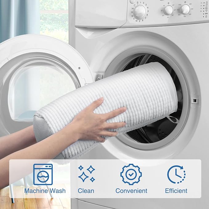 Shoe Washing Bag for Washing Machine, Fluffy Fibers Keep 360° Wrap-around - Image 6