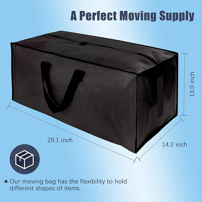 4 Pack Large Strong Moving Bags - Image 2