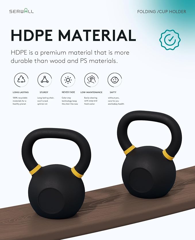 SERWALL Adirondack Chair with Cup Holders - Image 10