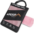 APEXUP Microfiber Travel Towel, Ultra Absorbent Quick Dry Towels, Lightweight by APEXUP