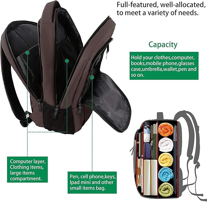 MATEIN 15-inch Laptop Backpack, School Backpack - Image 8