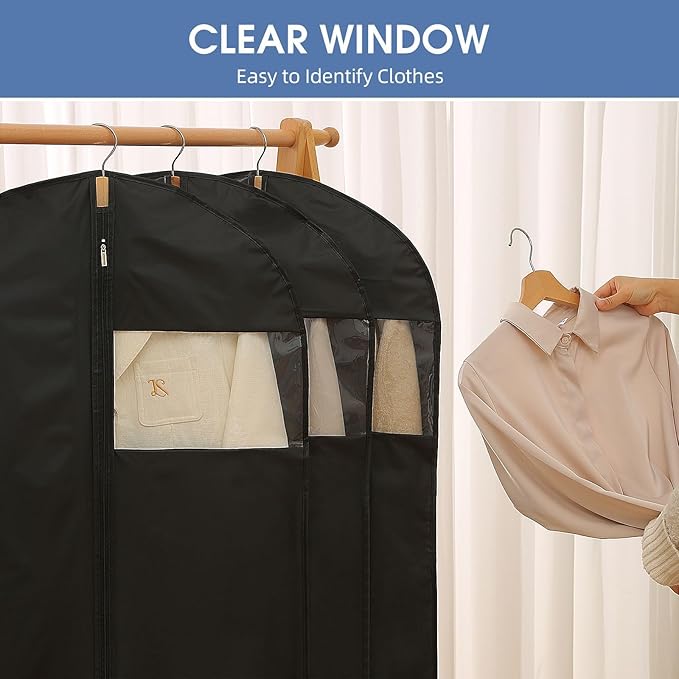 Suit Bags for Closet Storage, Suit Garment Bag, Shirts（2 Packs） - Image 2