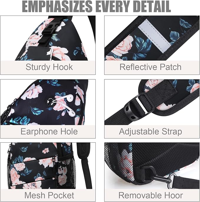 Crossbody Bags for Women Men Trendy Sling Bag Bakpack Casual Chest Bag - Image 5
