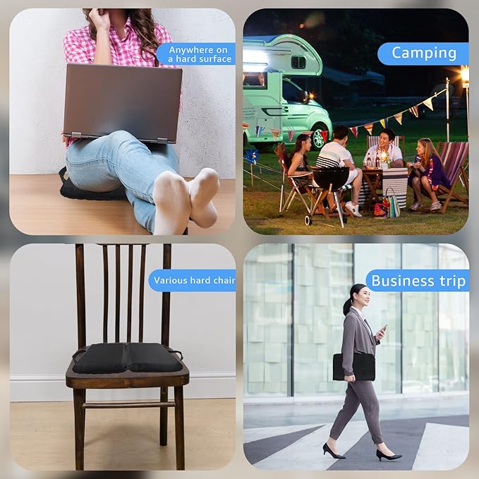 New Upgraded Portable Seat Cushion Foldable Travel Cushion, - Image 5