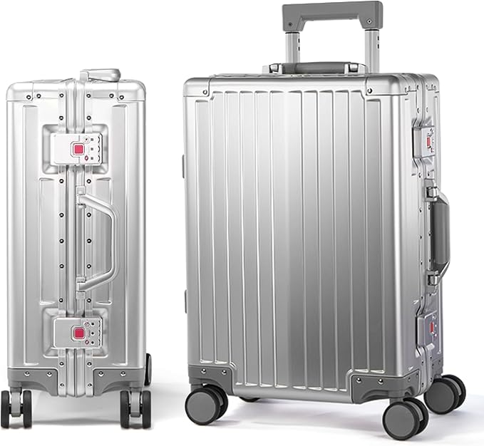 UrbanExplorer 24Inch All Aluminum Check In Luggage Heavy Duty Hard Shell by UrbanExplorer