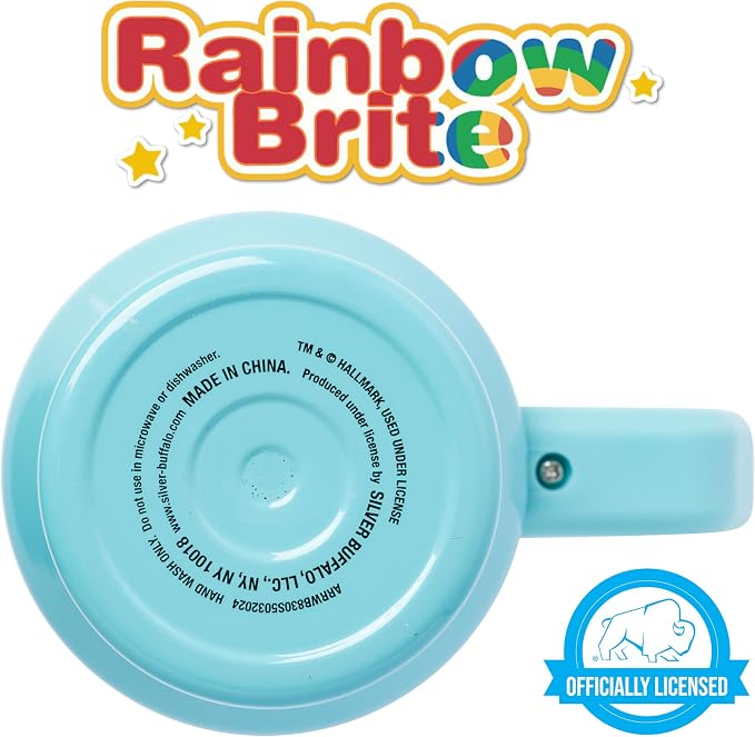 Silver Buffalo Rainbow Brite and Twink Sparkle Stainless Steel Tumbler with Handle and Straw, Fits in Standard Cup Holder, 40 Ounces (Pack of 12) - Image 7