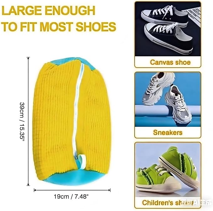 mcdhhemoShoe Washing Machine Bag, Sneaker Laundry Shoe Bag - Image 7