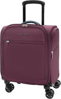 Verage Under Seat Luggage with Wheels, Softside Small Suitcase Spinner Carry On by VERAGE