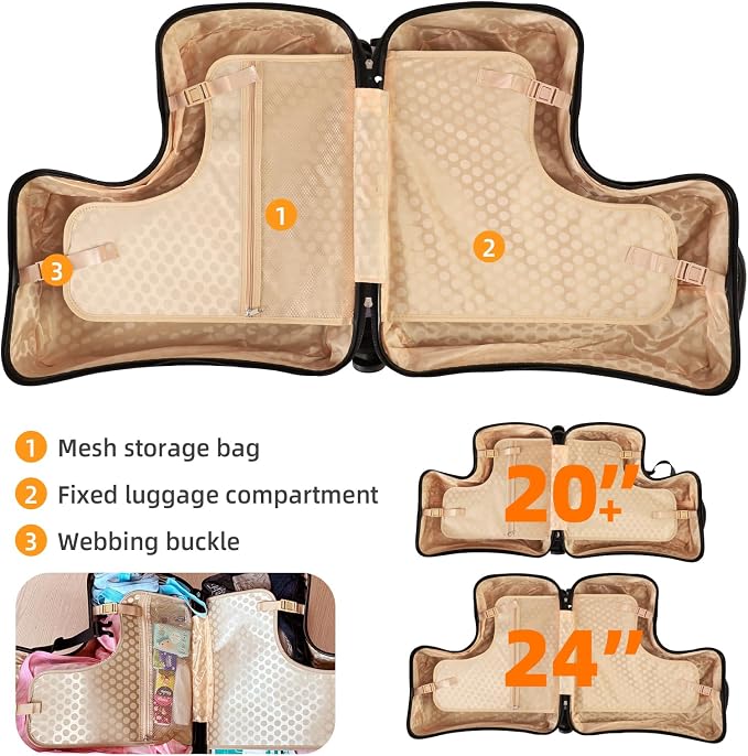 AOWEILA All-in-One Baby Travel Carrier & Ride-On Suitcase – Stroller Replacement - Image 4
