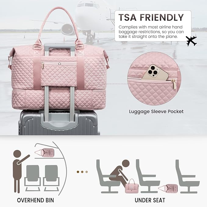LOVEVOOK Travel Duffle Bag, Weekender Bags - Image 4
