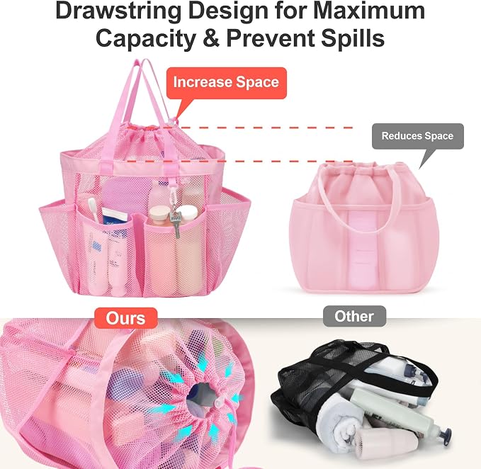 F-color Mesh Shower Caddy Portable - Image 3