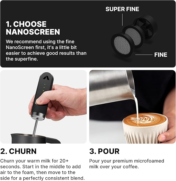 Subminimal NanoFoamer V2 Performance Milk Foamer | NEW Model Edition | - Image 5