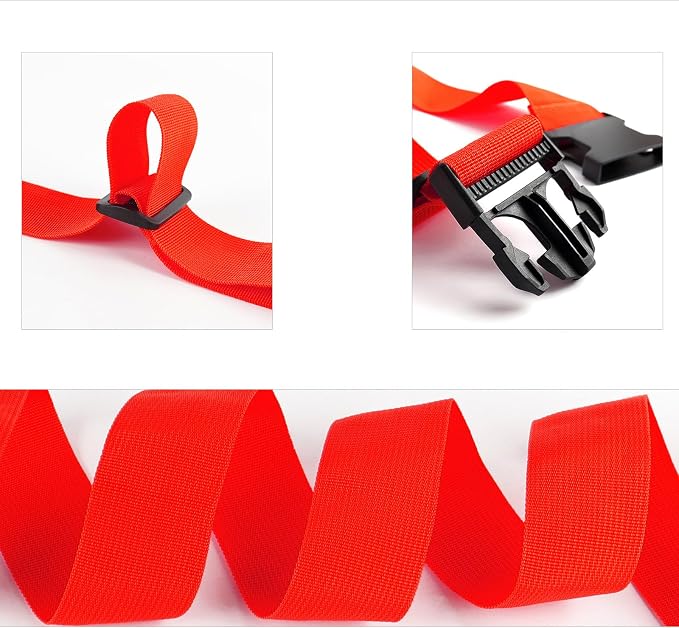4Pcs Luggage Straps for Suitcase Travel Accessories TSA Approved, 80In Long - Image 2