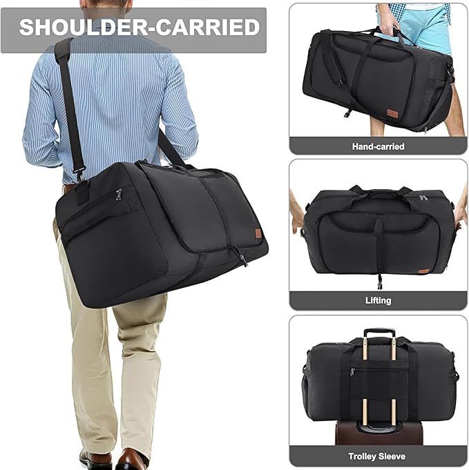 150L Large Waterproof Bag for Men Travel, Extra Large Trave Duffle Bag - Image 5