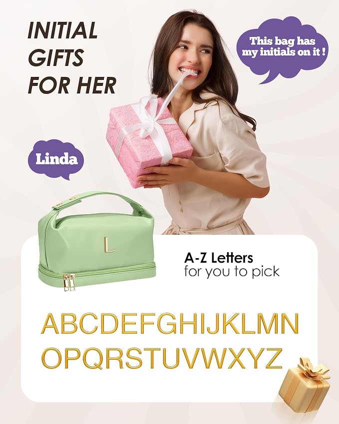 College Girl Gift Ideas, Personalized Makeup Bag - Image 7