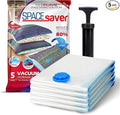 5 Pack Large Vacuum Storage Bags by Spacesaver